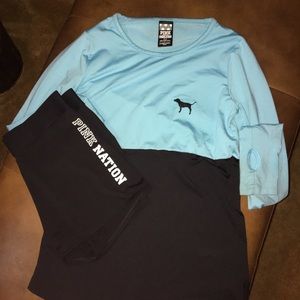 Colorblock Long Sleeve Activewear Set